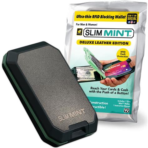 rfid blocking slim credit card wallet|slim mint wallet scam.